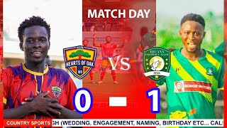 YOU ARE WATCHING THE LIVE COMMENTARY BETWEEN HEARTS OF OAK VS ADUANA STARS