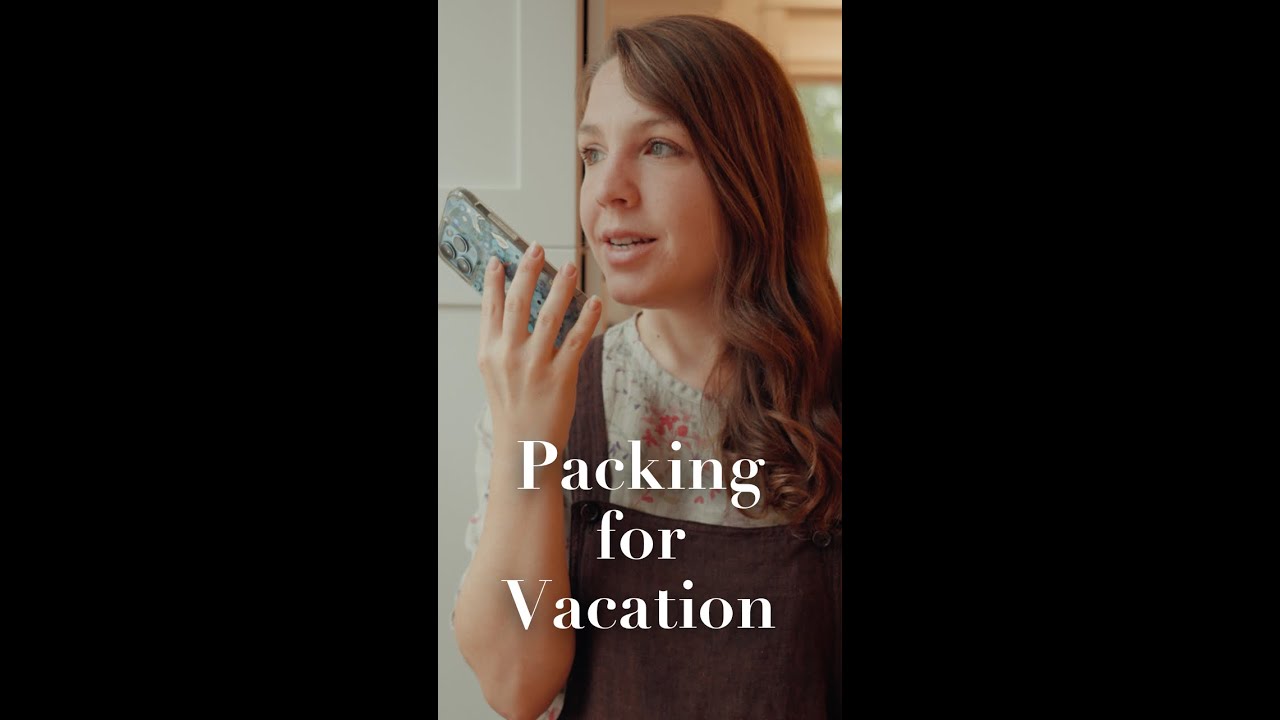 When a crunchy mom packs for vacation...