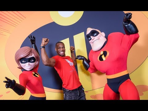 Rencontre avec les Indestructibles pour Yohan Blake au Parc Walt Disney Studios - Rencontre avec les Indestructibles pour Yohan Blake au Parc Walt Disney Studios