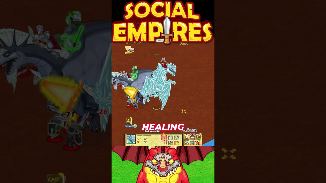 SOCIAL EMPIRES - Dragon Power Limit!! #games #gaming #dragon #battle