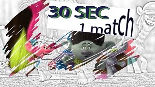 TROLLS for kids 30 seconds virtual coloring match Coloring Pages for Kids Learn Colors screenshot 3