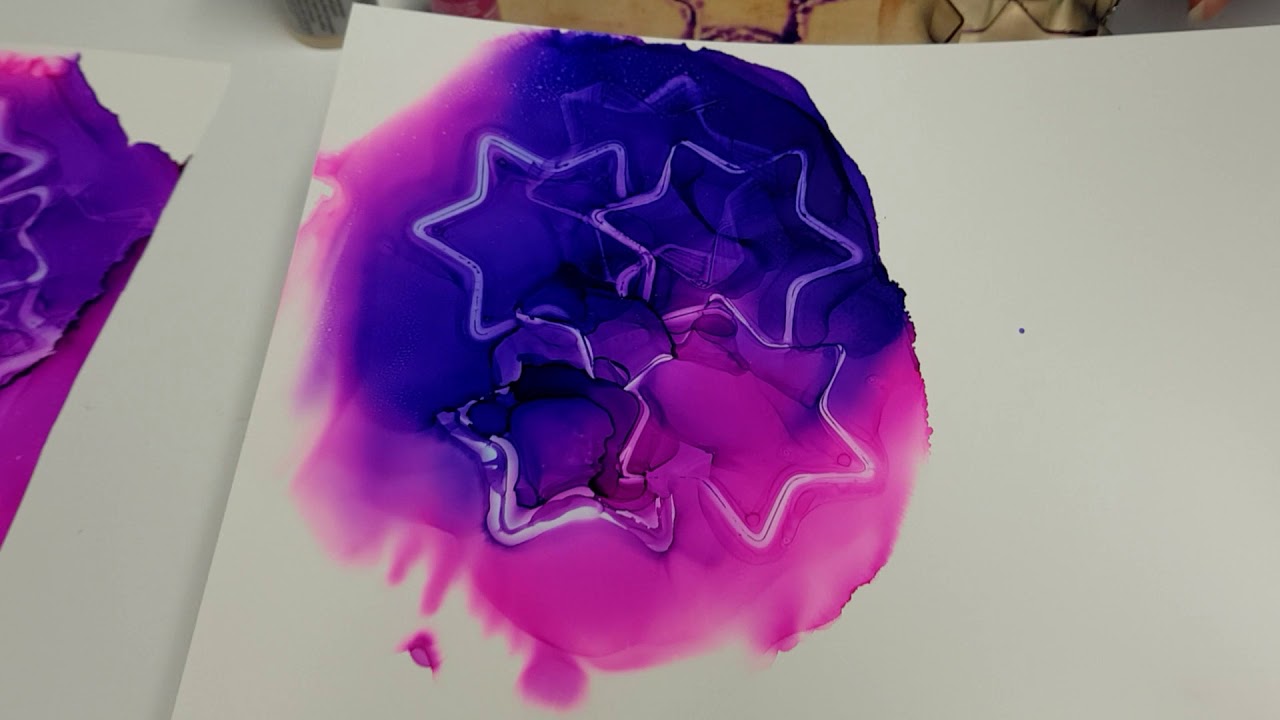 Scrapbook Forever verbindet Ausstecherle und Stencils mit Alcohol Inks camera iphone 8 plus apk
