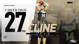 Purdues Ryan Cline Lit Up Tennessee For 27 Points In The Sweet 16