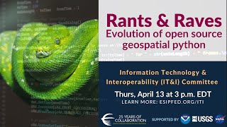 IT&I Rants and Raves: Evolution of open source geospatial python