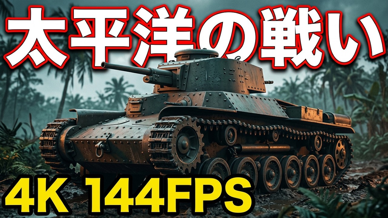 Battlefield 5 |戦車専門 |太平洋の戦い | 4K 144FPS高画質|PC Type 97