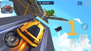 Car Stunts 3D- Gameplay Part 1# level 1- 15(iOS, Android) screenshot 4