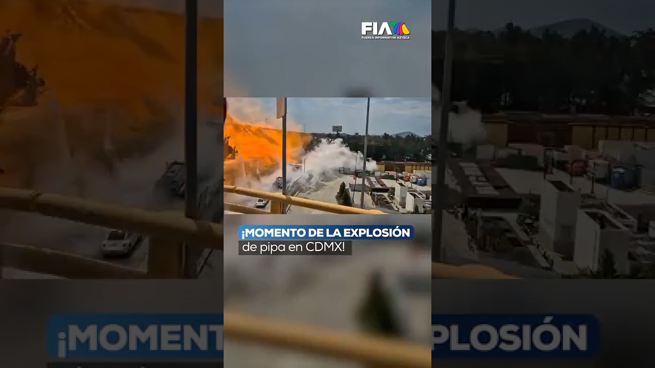 Así fue la explosión de pipa sacude la CDMX; así lo vivieron en el transporte público