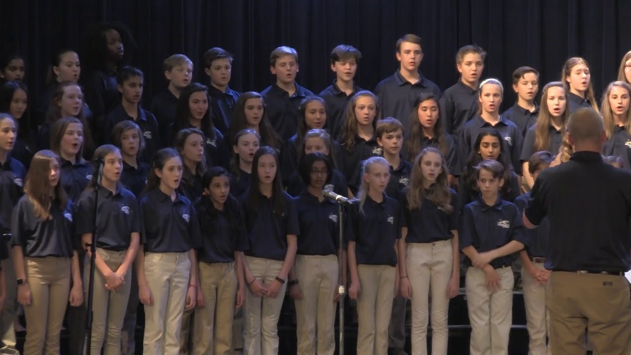 Dodgen MS Chorus 6th Grade Spring 2018-Ching a Ring Chaw - YouTube