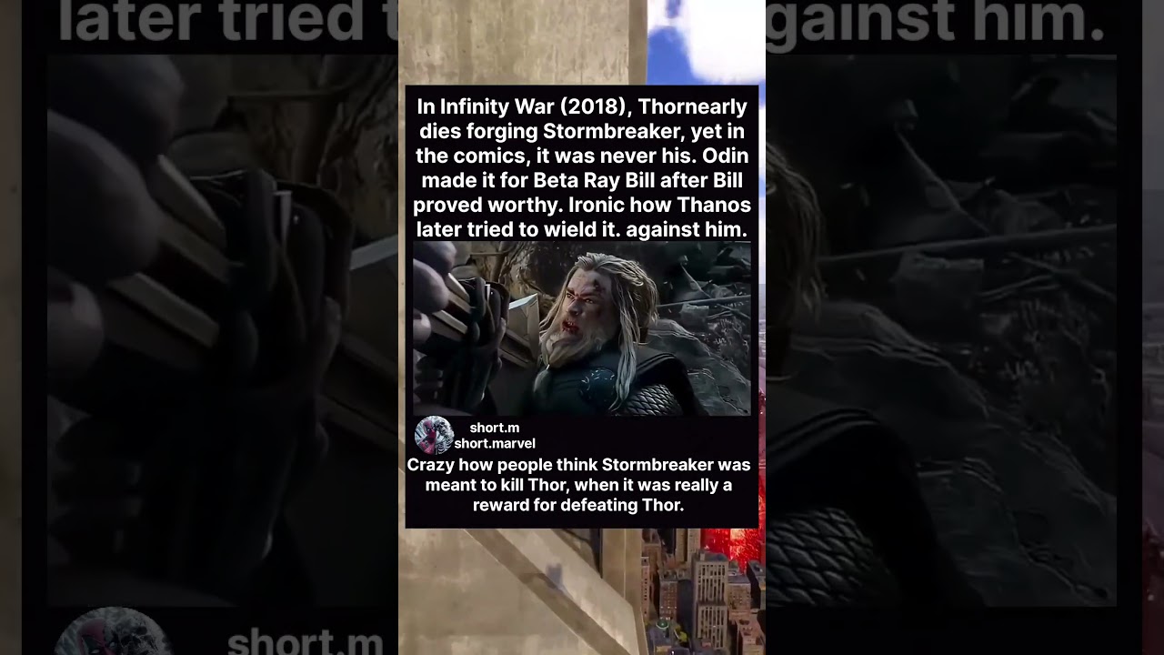 Thor vs. Thanos: The origin of Stormbreaker