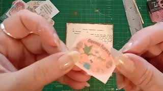 Vintage Pockets and Tags From Book Pages| Junk Journal Ideas