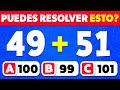 ¿Puedes Superar Este Desafiante Quiz de Matemáticas? 🤓 | De Fácil a Imposible