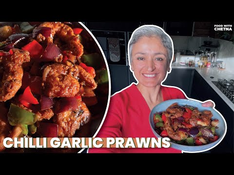 Ultimate GARLIC CHILLI PRAWNS - Delicious Prawn Stirfry!