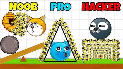 Noob vs Pro vs Hacker - Save The Doge Draw Amazing Gameplay (Android-IOS) [4K 60FPS]