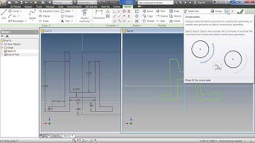 Autodesk Inventor 2013 Tutorial |  Creating 2D Sketches