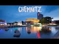 Chemnitz germany 4k   city tour in chemnitz  chemnitz virtual 4k walking tour  germany