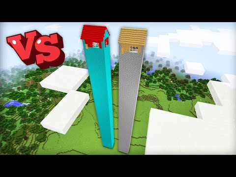 НЕБОСКРЁБ КОМПОТА ПРОТИВ НЕБОСКРЁБ ЖИТЕЛЯ В МАЙНКРАФТ | Компот Minecraft