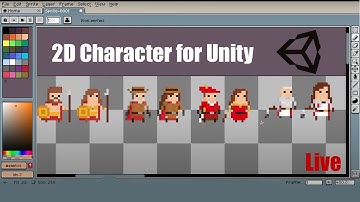 Making 2D Characters for Unity | Pixel art | Game Developement | Live