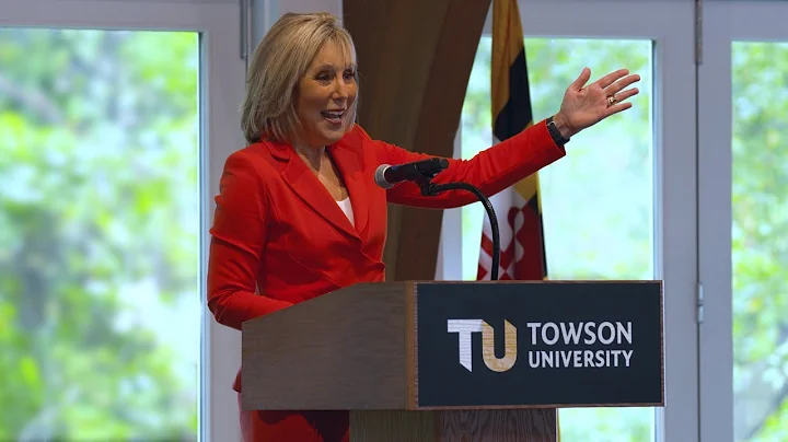 Denise Koch Visits Towson University