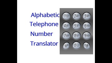 Python Example 8 : Python-Problem: Alphabetic Telephone Number Translator