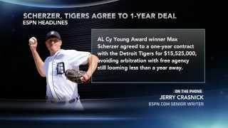 Tigers, Scherzer Agree To One Year Deal.
