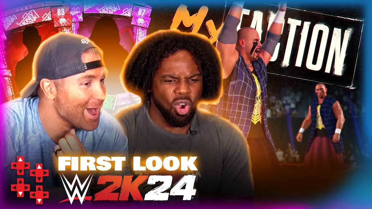 NEW WWE 2K24 MYFACTION & DLC FIRST LOOK!
