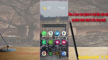 Samsung S22 : How to have your phone to read time and wake up alarm name aloud in the sleep mode