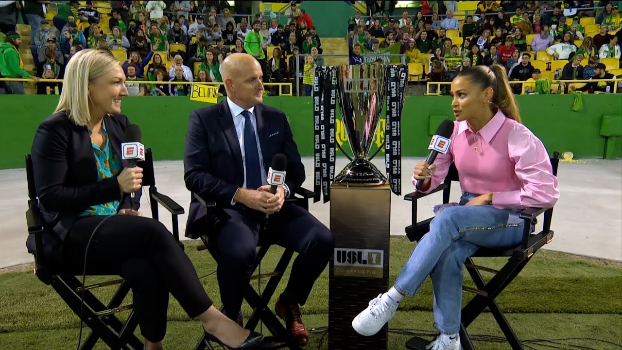 USL President Jake Edwards and USL Super League President Amanda ...