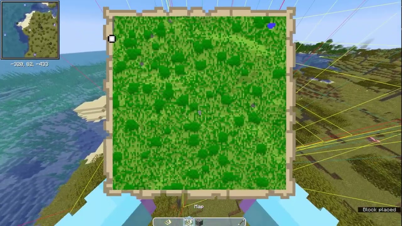 How to make Mapart using Litematica Schematics