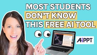 Best AI Tool for School & Uni Students to create Presentations in minutes | AiPPT.com Review