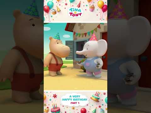 Perfect Birthday Plan 🎉 Tina & Tony #Shorts #KidsAnimation #hooplakidztv