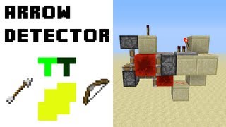 Minecraft Redstone Tutorial - Arrow Detector