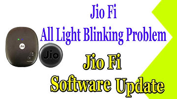 JioFi all light blinking problem //jiofi Software update//nirala computer