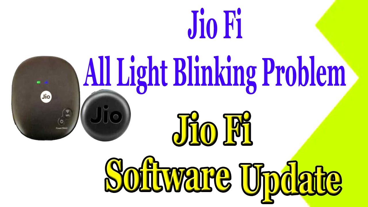JioFi all light blinking problem //jiofi Software update//nirala