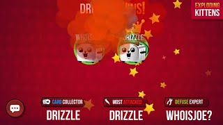 Exploding kittens betrayal pack me vs Drizzle