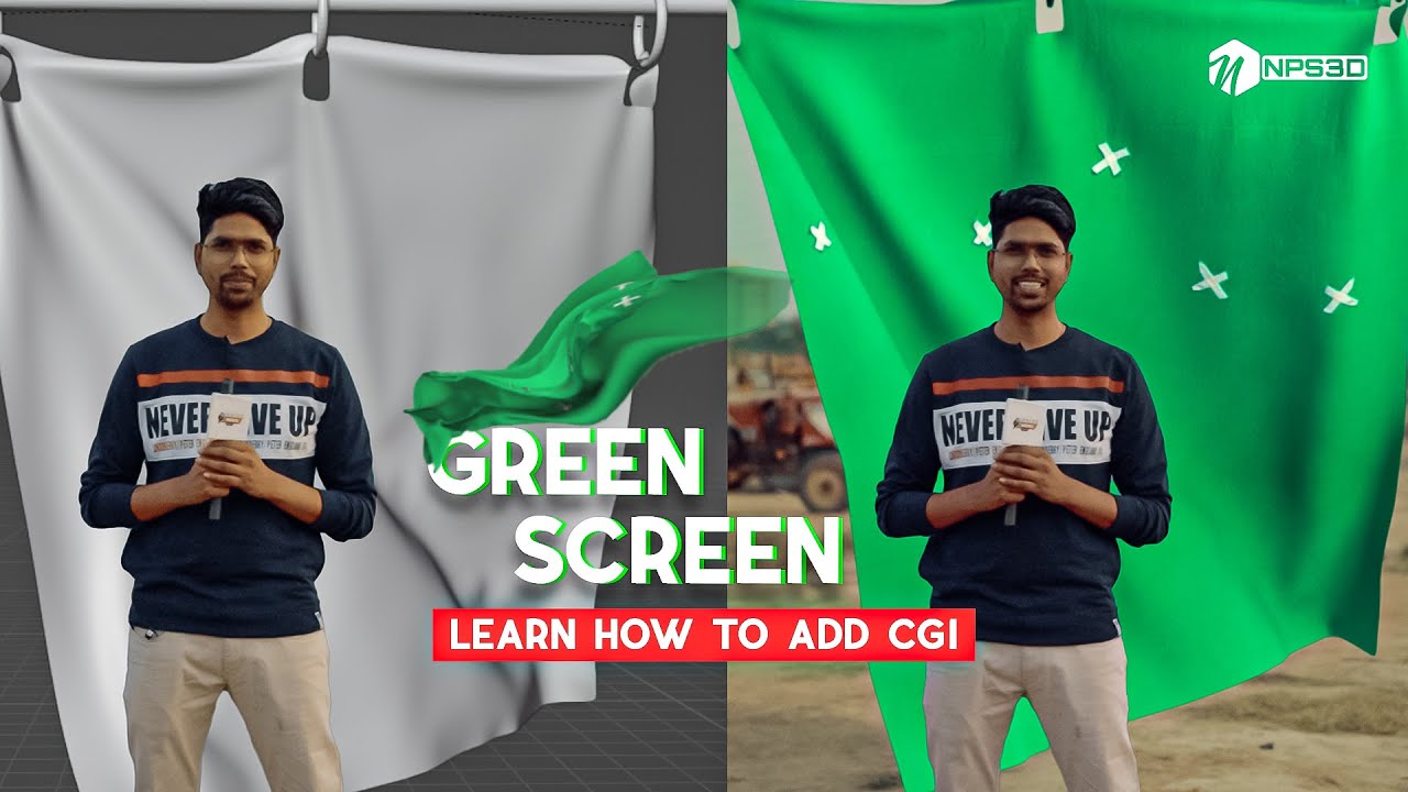 3D Green Screen Fly Effect Using Element3D & Blender | Special Thanks to 