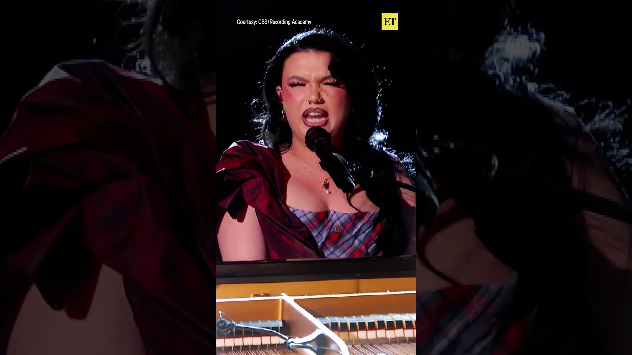 Lola Young gave an emotional performance of 'Messy' at the 