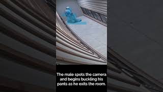 Attempted Mail Room Theft in Apartment Caught by Remote Video Monitoring 📫  #shorts