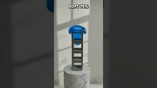 Soft Body Physics Simulation (0% to 100%) 🔵🧊 🖥️✨ #3danimation #physics #satisfying #blender