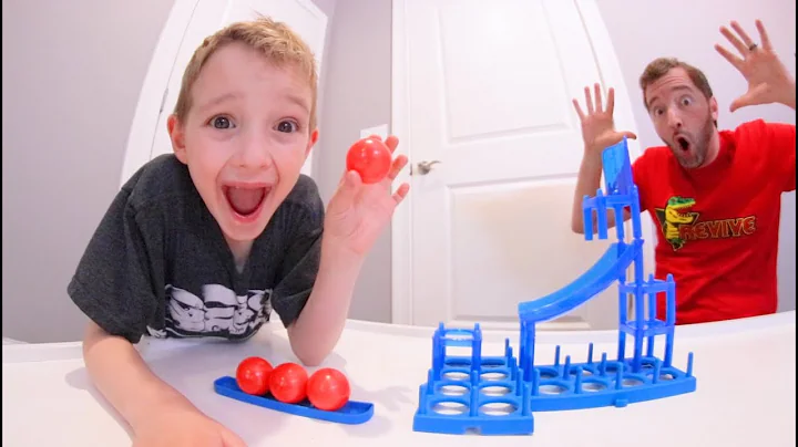 Father & Son PLAY BOUNCE OFF 2! / Create Your Own Trick Shots!