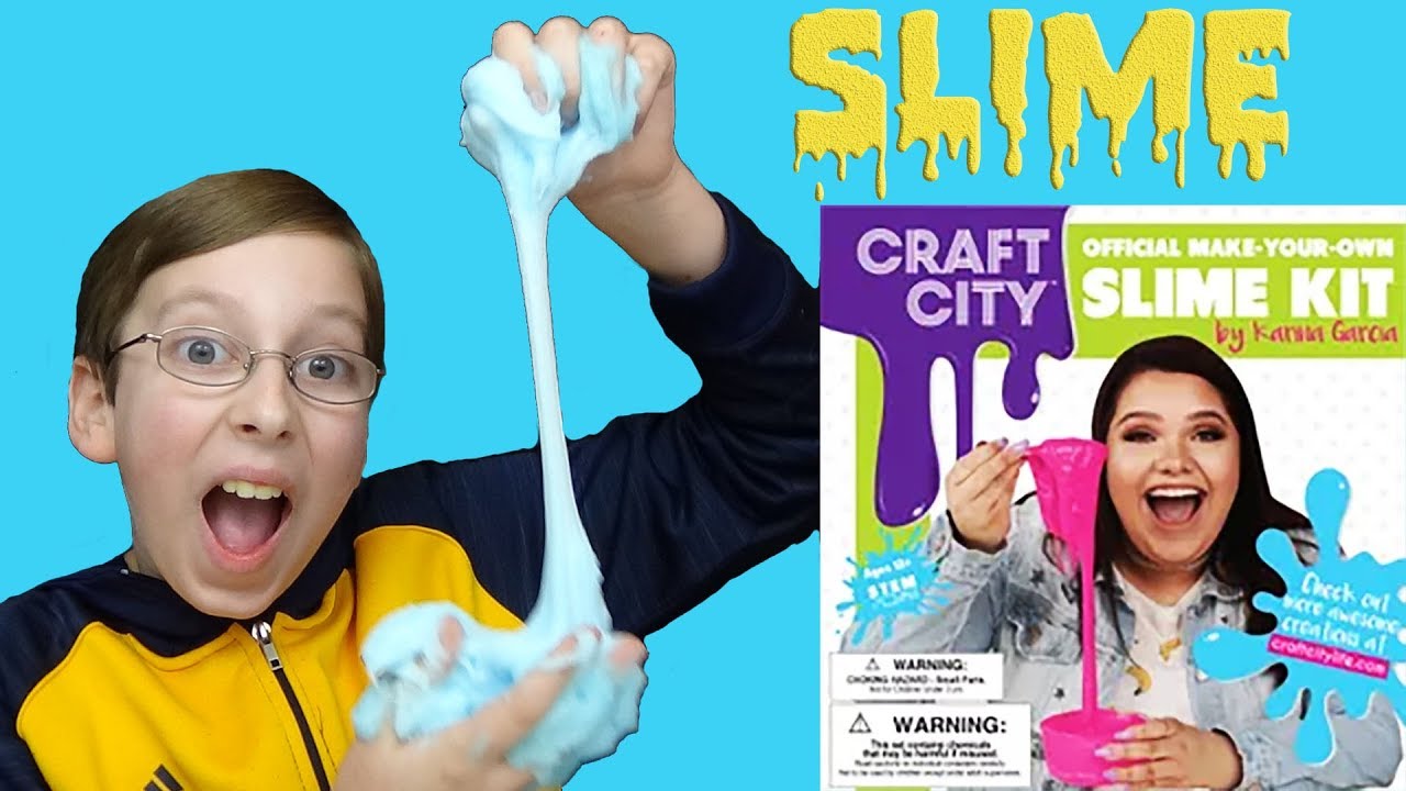 Testing KARINA GARCIA'S DIY SLIME KIT! | HOW TO MAKE SLIME | COLLINTV
