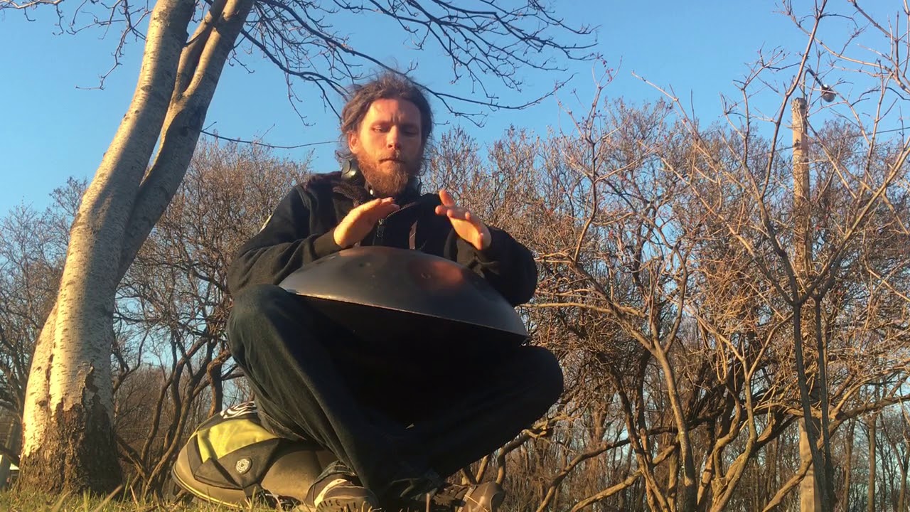Soyuz Handpan Sculpture, F citrus scale, Improvisation by Pasha Aeon