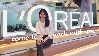 Come To Work With Me at L Oreal Singapore Office tour meeting colleagues authentic Russian food