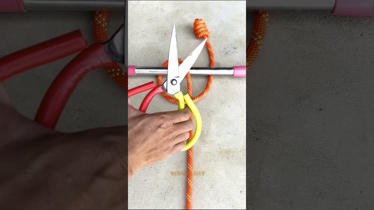 Knots Rope Trick DIY at Home, Home hacks ideas, 