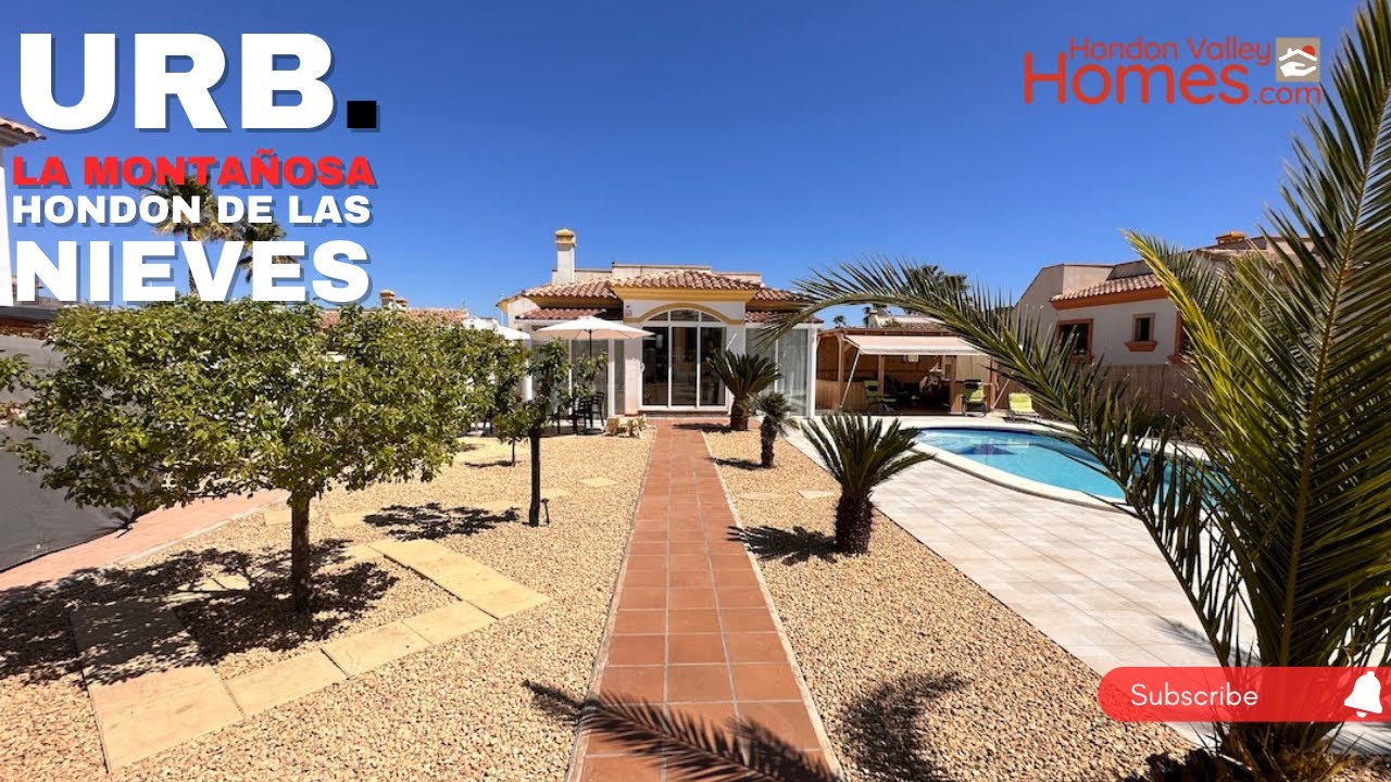 Amazing Value Hondon Villa with Pool, Solarium, Summer House and