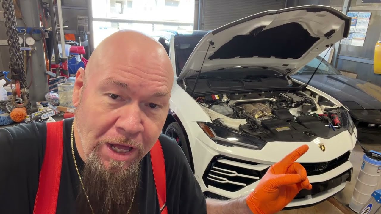 Can you SUCK the oil out of a Lamborghini Urus?