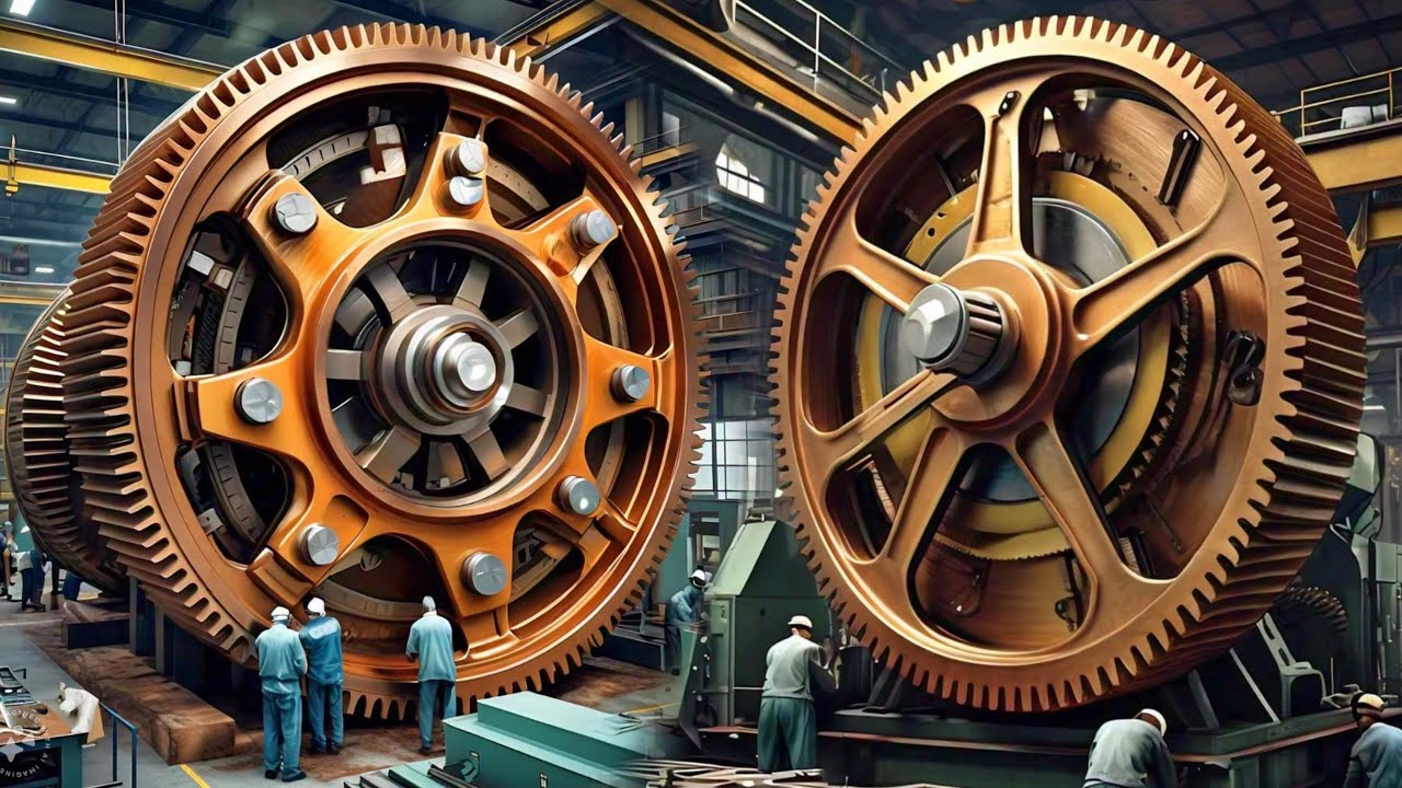 Amazing Production Of Large Gear Industrial machinery best machinery