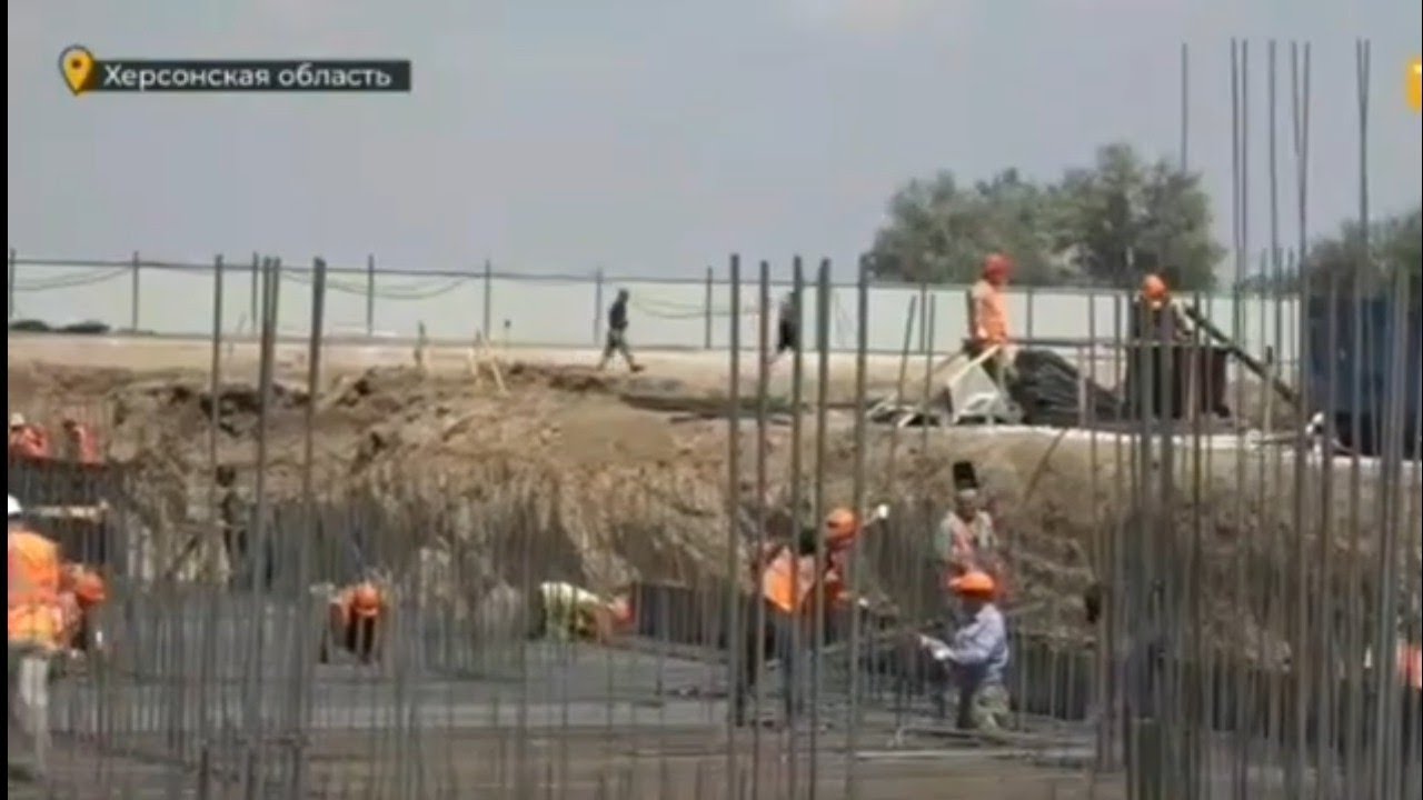 Херсонская область.Строительство новых домов.