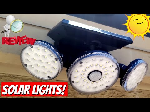 How to Install Solar Motion Lights | Solar Outdoor Lights 2021 Yomisga