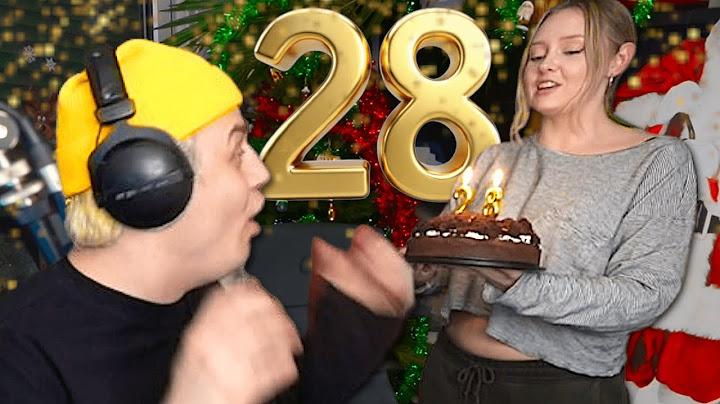 WIR FEIERN MEINEN 28 GEBURTSTAG!