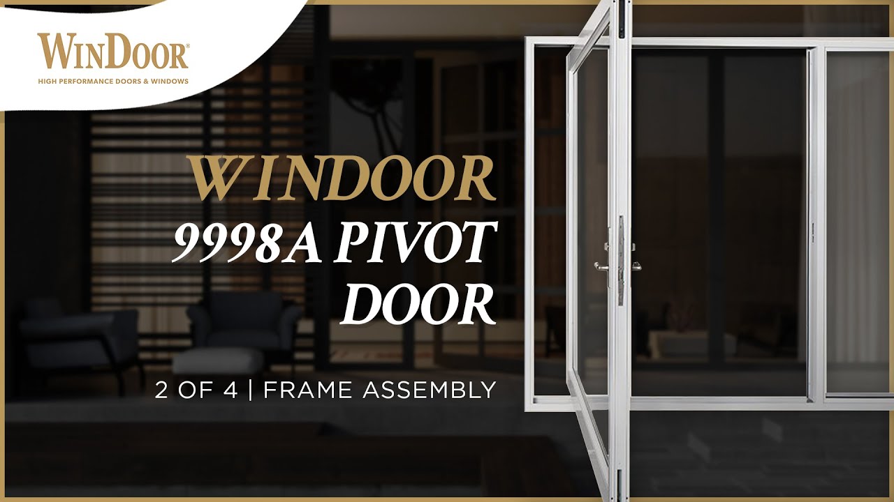 2 of 4 WinDoor 9998A Pivot Door Installation Frame Assembly YouTube
